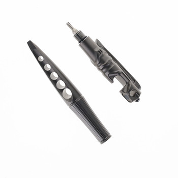 Rike Alien 4 Folding Knife Titanium Handle Damascus Blade and Titanium Pen/Tool Rike Alien 4 Folding Knife Titanium Handle Damascus Blade and Titanium Pen/Tool