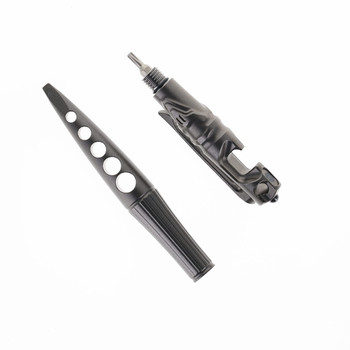 Rike Alien 4 Folding Knife Titanium Handle Damascus Blade and Titanium Pen/Tool Rike Alien 4 Folding Knife Titanium Handle Damascus Blade and Titanium Pen/Tool