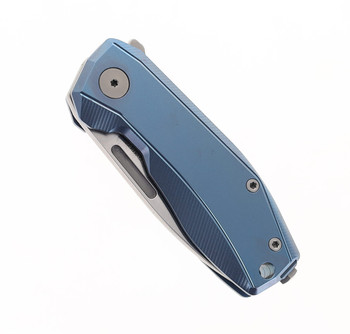 (Stiff Detent) Open Box/Returned Lion Steel Nano Flipper Pocket Knife Magnacut Steel Blue Titanium Handle NA01-BL (Stiff Detent) Open Box/Returned Lion Steel Nano Flipper Pocket Knife Magnacut Steel Blue Titanium Handle NA01-BL