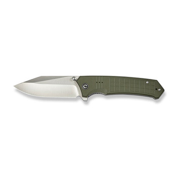 Civivi Tacticorix Folding Knife OD Green G10 Handle Nitro-V Plain Edge Satin Finish C23055-2