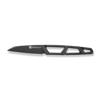 Sencut Texo Fixed Blade Knife Black 9Cr18MoV Handle/Blade Plain Edge S23095-1