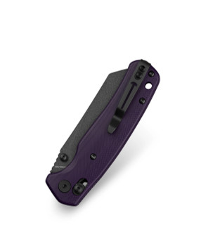 Bestechman Cicada's Folding Knife Purple G10 Handle 10Cr15MoV Plain Black Blade BMK06B Bestechman Cicada's Folding Knife Purple G10 Handle 10Cr15MoV Plain Black Blade BMK06B