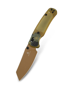 Bestechman Cicada's Wing Gold Folding Knife Ultem Handle 10Cr15MoV Plain Gold Blade BMK06D Bestechman Cicada's Wing Gold Folding Knife Ultem Handle 10Cr15MoV Plain Gold Blade BMK06D