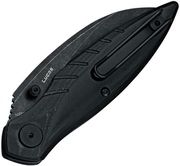 Bestech Mantidae Folding Knife Black Micarta Handle 2.94" 14C28N Serrated Black Stonewash Blade BG60F