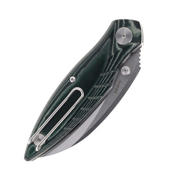 Bestech Mantidae Folding Knife Green Micarta Handle 2.94" 14C28N Serrated Satin Stonewash Blade BG60G Bestech Mantidae Folding Knife Green Micarta Handle 2.94" 14C28N Serrated Satin Stonewash Blade BG60G
