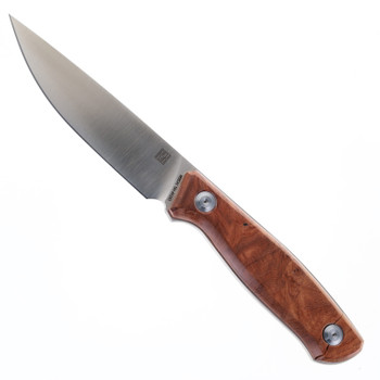 Discontinued Real Steel Arbiter Wood Handle M390 Fixed Blade Knife RS3813