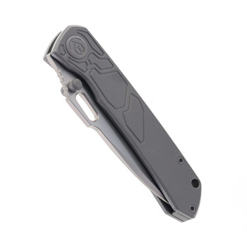 Kubey Blackout Folding Knife Gray Titanium Handle M390 Plain Edge Stonewash Finish KB259B Kubey Blackout Folding Knife Gray Titanium Handle M390 Plain Edge Stonewash Finish KB259B