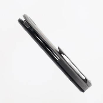 Two Sun Folding Knife Carbon Fiber/Titanium Handle YJ01-V1 Stonewashed Blade TS448-YJ01