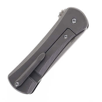 TwoSun Folding Knife Titanium/Carbon Fiber Handle S90V Plain Edge TS128-S90V