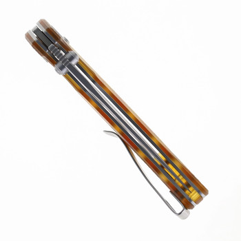 Kubey Hound Crossbar Lock Folding Knife Ultem Handle 14C28N Clip Point Plain Edge Stonewash Finish KU172F Kubey Hound Crossbar Lock Folding Knife Ultem Handle 14C28N Clip Point Plain Edge Stonewash Finish KU172F