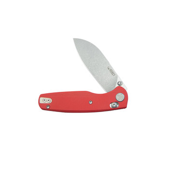 Kubey Breeze Every Carry Crossbar Lock Folding Knife Red G10 Handle 14C28N Sheepsfoot Plain Edge Stonewash Finish KU288B Kubey Breeze Every Carry Crossbar Lock Folding Knife Red G10 Handle 14C28N Sheepsfoot Plain Edge Stonewash Finish KU288B