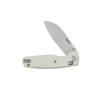 Kubey Breeze Every Carry Crossbar Lock Folding Knife White G10 Handle 14C28N Sheepsfoot Plain Edge Stonewash Finish KU288E Kubey Breeze Every Carry Crossbar Lock Folding Knife White G10 Handle 14C28N Sheepsfoot Plain Edge Stonewash Finish KU288E