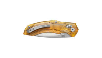 Viper Oniro Crossbar Lock Folding Knife Ultem Handle Magnacut Plain Edge Stonewash Finish V6012UT