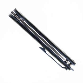 CH Knives 154CM Carbon Fiber Army Green G10 Handle Folding Knife 3010AG