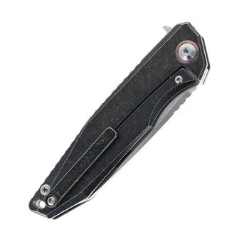 CH Knives D2 Carbon Fiber Copper Ti Handle Folding Knife 3004CO CH Knives D2 Carbon Fiber Copper Ti Handle Folding Knife 3004CO