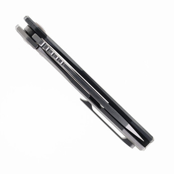 CH Knives D2 Carbon Fiber Gray Ti Handle Folding Knife 3004GY CH Knives D2 Carbon Fiber Gray Ti Handle Folding Knife 3004GY