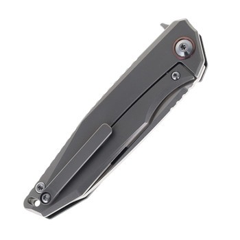 CH Knives D2 Carbon Fiber Gray Ti Handle Folding Knife 3004GY CH Knives D2 Carbon Fiber Gray Ti Handle Folding Knife 3004GY