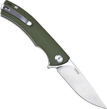 Harnds Talisman Folding Knife Green G10 Handle Plain Satin Blade 9168GN-S Harnds Talisman Folding Knife Green G10 Handle Plain Satin Blade 9168GN-S