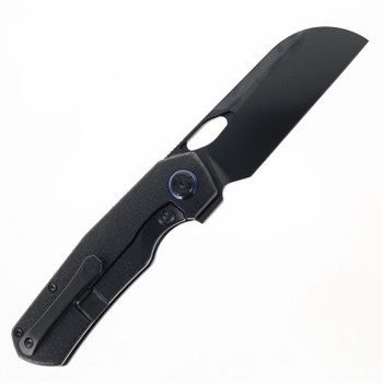 Kunwu S-TAO II Folding Knife Black Titanium Handle VANAX Black DLC Plain Blade S703L-R2 Kunwu S-TAO II Folding Knife Black Titanium Handle VANAX Black DLC Plain Blade S703L-R2