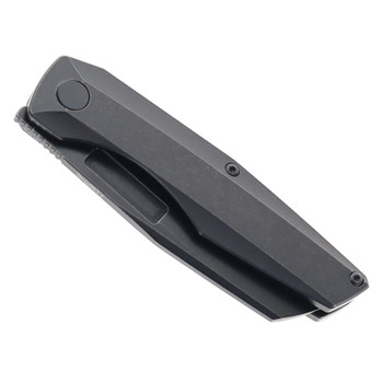 Vero Engineering Axon Mini Frame Lock Folding Knife Mini Blackwash M390 Blade Blackwash Titanium Handle