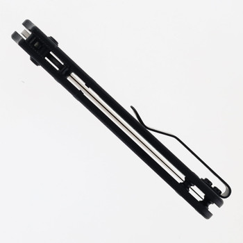 Defcon Ultra Lite Folding Knife Black G10 Handle 14C28N Clip Point Plain Edge TD010FBK