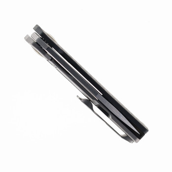 CH Knives D2 Carbon Fiber Gray Ti Handle Folding Knife 3005SL CH Knives D2 Carbon Fiber Gray Ti Handle Folding Knife 3005SL