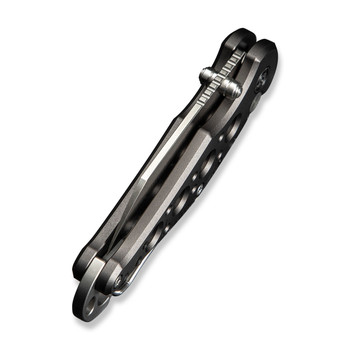 Civivi Pragma Folding Knife Gray Aluminum Handle  Nitro-V Plain Edge Satin Finish C23062B-2