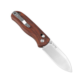 Kizer Drop Bear Folding Knife Wood Handle Nitro-V Drop Point Plain Edge Satin Finish V3619A6 Kizer Drop Bear Folding Knife Wood Handle Nitro-V Drop Point Plain Edge Satin Finish V3619A6
