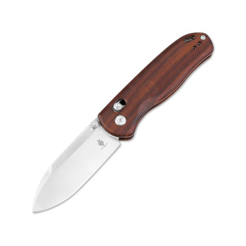 Kizer Drop Bear Folding Knife Wood Handle Nitro-V Drop Point Plain Edge Satin Finish V3619A6 Kizer Drop Bear Folding Knife Wood Handle Nitro-V Drop Point Plain Edge Satin Finish V3619A6