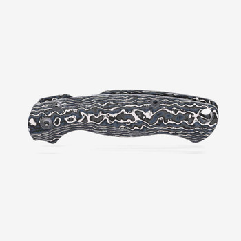 Flytanium Carbon Fiber Lotus Scales for Spyderco Paramilitary 2 Knife White Storm FLY-1360WS