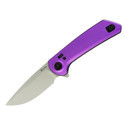Reate PL-XF Folding Knife Purple Aluminum Handle Nitro-V Plain