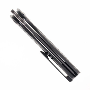 Maxace Baby Racoon Dog Folding Knife Titanium handle M390 Blade MM31-1-B