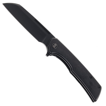 Miguron Knives Malory Flipper Folding Knife 3.5" Satin 14C28N Blade Black Micarta Handle Folding Knife MGR-809MBK Miguron Knives Malory Flipper Folding Knife 3.5" Satin 14C28N Blade Black Micarta Handle Folding Knife MGR-809MBK
