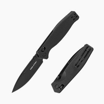 Real Steel Huginn Compact Folding Knife Black G10 Handle VG-10 PVD Blade 7653BB Real Steel Huginn Compact Folding Knife Black G10 Handle VG-10 PVD Blade 7653BB