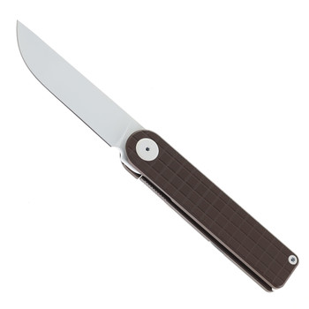 Maxace Nebula Folding Knife Titanium/Cerakote Handle Magnacut Plain Edge OMO1-1-B