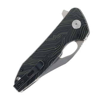 Petrified Fish Folding Knife Original G10 Handle K110 Plain Edge PF-999-GR