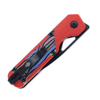 Kizer Mini Militaw Folding Knife G10 Handle Nitro-V Plain Black Blade  V3634SA2