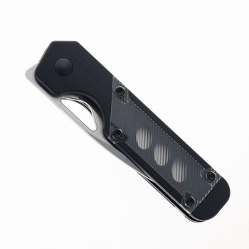 Kizer Mini Militaw Black G10/Acrylic Handle Nitro-V Plain Edge V3634SA3
