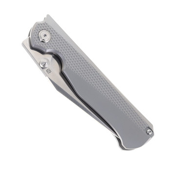 Artisan Cutlery Caruso Folding Knife Gray Titanium Handle S90V Plain Edge 1869G-GY Artisan Cutlery Caruso Folding Knife Gray Titanium Handle S90V Plain Edge 1869G-GY