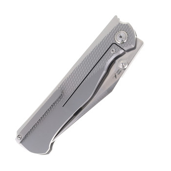 Artisan Cutlery Caruso Folding Knife Gray Titanium Handle S90V Plain Edge 1869G-GY Artisan Cutlery Caruso Folding Knife Gray Titanium Handle S90V Plain Edge 1869G-GY