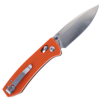 FreeTiger Folding Knife Orange G10 Handle D2 Plain Edge Satin Finish FT2103-OR