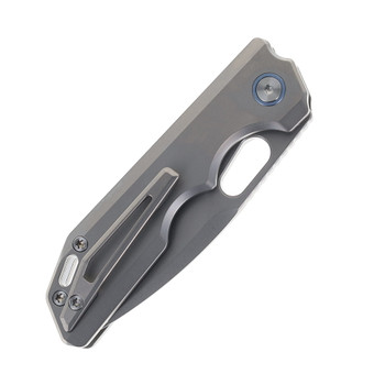 Ticonic Knives Ticonic1 Folding Knife Smooth Titanium Handle M390 Blade Top Liner Lock J0101 Ticonic Knives Ticonic1 Folding Knife Smooth Titanium Handle M390 Blade Top Liner Lock J0101