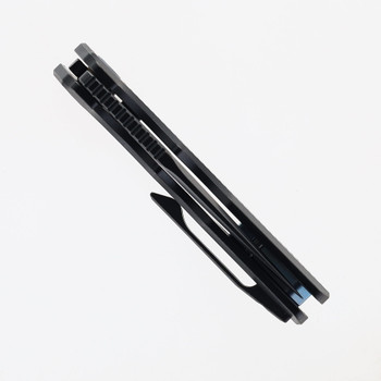 Ticonic Knives Ticonic1 Folding Knife Black Textured Titanium Handle Black M390 Blade Top Liner Lock J0104 Ticonic Knives Ticonic1 Folding Knife Black Textured Titanium Handle Black M390 Blade Top Liner Lock J0104