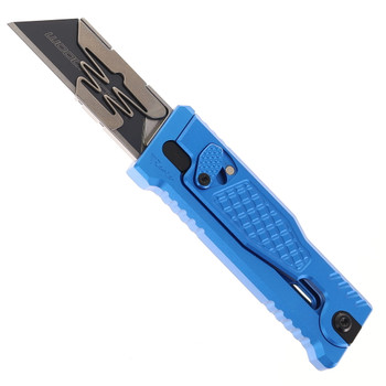 Reate Exo-U Utility Knife Dark Blue Aluminum Diamond