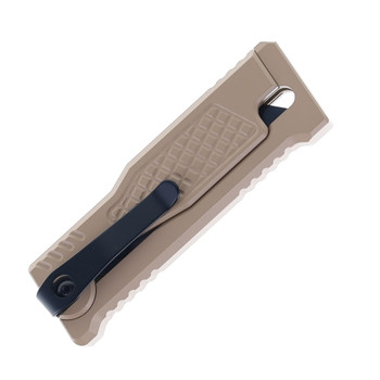 Reate Exo-U Utility Knife Tan Aluminum Diamond