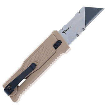 Reate Exo-U Utility Knife Tan Aluminum Diamond
