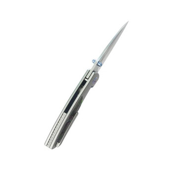 KB Knives Vertigo Folding Knife Titanium/Watermelon Sugar CamoCarbon Handle S35VN Plain Edge Stonewash Finish KB258B KB Knives Vertigo Folding Knife Titanium/Watermelon Sugar CamoCarbon Handle S35VN Plain Edge Stonewash Finish KB258B