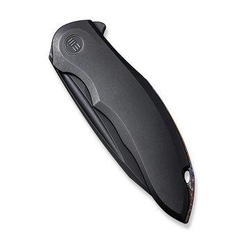 Discontinued WE Makani Folding Knife Black Titanium Handle 20CV Drop Point Black Stonewash Finish Limited Edition 300 Pieces WE21048-1 Discontinued WE Makani Folding Knife Black Titanium Handle 20CV Drop Point Black Stonewash Finish Limited Edition 300 Pieces WE21048-1