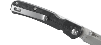 CRKT Kith Folding Knife Black Textured GRN Handle 8Cr13MoV Plain Edge Satin Finish 6433