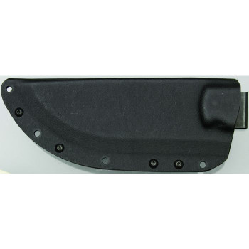 TOPS Tom Brown Tracker Fixed Blade Knife Black Micarta Handle 1095HC Black Blade TPTBT010RMT